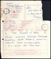 Telegram from M. T. Pathmanathan [President, Youth Association] to the President, ITAK