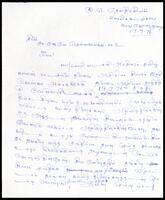 Letter from K. A. Devathiraviyam to S. J. V. Chelvanayakam