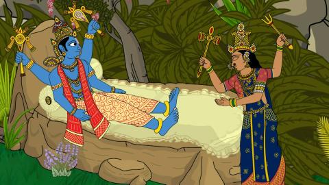 செல்லாத்தா தனது சகோதரனை அவரது அருகில் சென்று வணங்க்குகிறார்