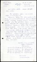 Letter from S. R. Govindan to S. J. V. Chelvanayakam