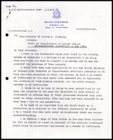 Letter from V. N. Navaratnam to Minister of Labour and Housing