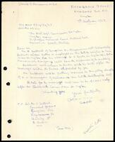 Letter from Donald. J. Ranaveera to the Assistant High Commission for Ceylon, Madras