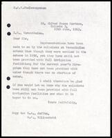 Letter from S. J. V. Chelvanayakam to I. E. Vavunikulam