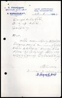 Letter from S. Sinnaduray to ITAK General Secretary