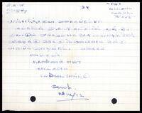 Letter from N. Nalliyappan to ITAK [?]