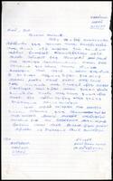 Letter from S. Raveendrarasa to the Secretary, ITAK [?]
