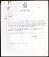 Letter from S. J. V. Chelvanayakam to the Director of Education, Northern Region, Jaffna