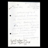 Letter from M. Kandasamy to S. J. V. Chelvanayakam [?]