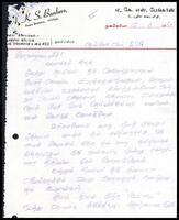 Letter from A. Murugesan (A. K. S. Bankers) to [?]