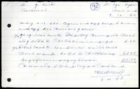 Letter from [?] (Ceylon Worker&#039; Union, Hatton) to ITAK Treasurer