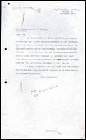 Letter from S. J. V. Chelvanayakam to the Superintendent of Police