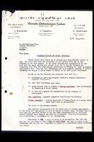 Letter from V. Thangavelu [Secretary, Arasanka Eluthuvinaignar Sankam] to A. Amirthalingam and attachments