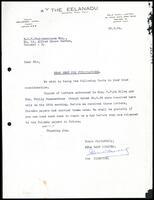 Letter from the Director, Eela Nadu Limited to S. J. V. Chelvanayakam