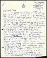 Letter from M. Balasunderam to Rasa