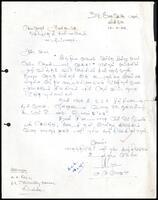 Letter from A. A. Raju to the Secretary, ITAK Jaffna