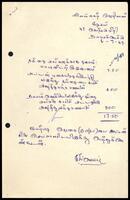 A handwritten receipt by S. M. Ramiah