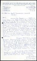 Letter from S. Selvadurai [Secretary, All Ceylon Govt. Schools Tamil Certificated Teachers&#039; Union] to S. J. V. Chelvanayakam