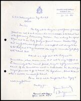 Candidate recommandation letter from V. Dharmalingam to S. J. V. Chelvanayakam regarding Uduvil seat