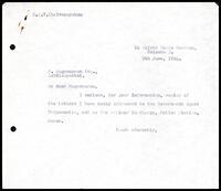 Letter from S. J. V. Chelvanayakam to P. Mageswaran