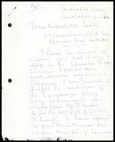 Letter from V. S. Sabaratnam to S. J. V. Chelvanayakam