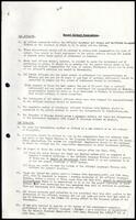 A typed record of the cabinet conclusions