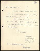 Letter from [?] to Thambimuththu