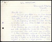 Letter from W. D. Epa., Banagala Vidyalaya, Opata to [?] S. J. V. Chelvanayakam