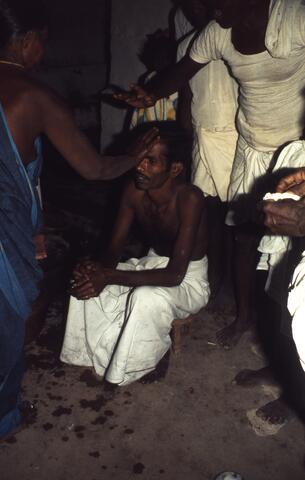 The ritual of bathing the groom