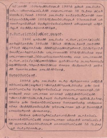 Varuṭānta paricaḷippu viḻā - 1997 page 5