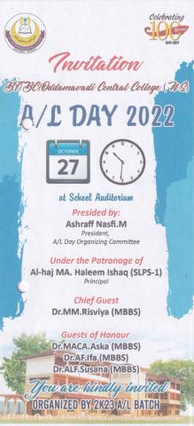A/L DAY 2022